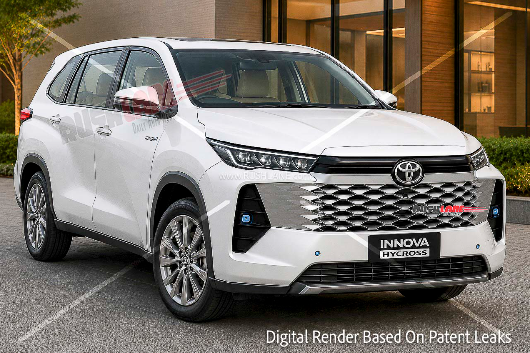 Toyota Innova Cross 2027 lộ trang bị ngoại thất: Mặt ca-lăng độc lạ, 4 cảm biến trước, dễ dùng đèn chiếu sáng Bi-LED - Ảnh 1.