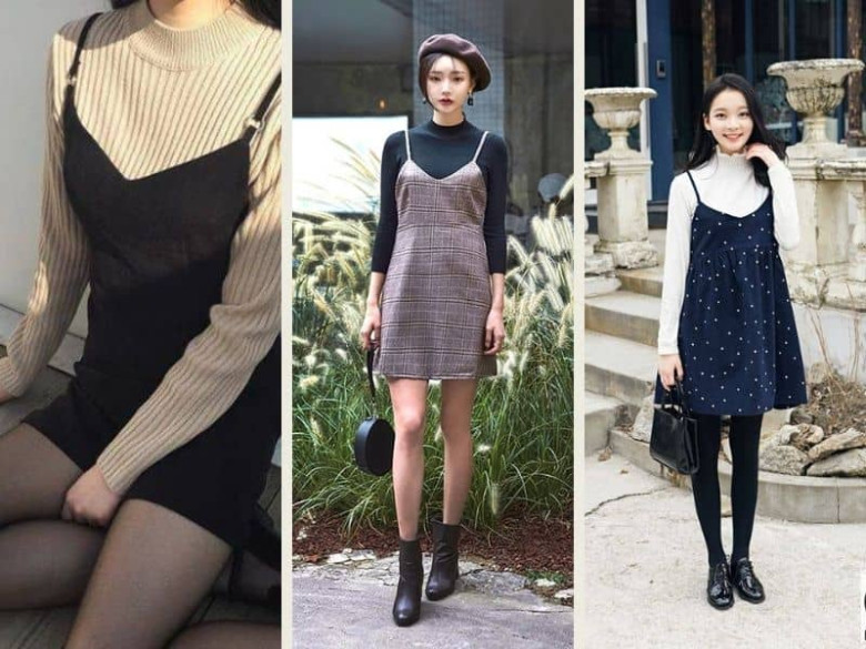 Áo/váy ba lỗ không chỉ dành cho mùa hè. Khi trời se lạnh, thiết kế này có thể mặc cùng áo cổ lọ, sơ mi hoặc cardigan mỏng để tạo lớp lang mà không làm tổng thể nặng nề.