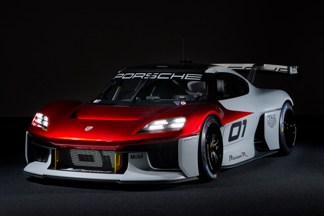 Porsche Mission R - Bản xem trước của siêu phẩm tương lai, như cách Mission E trở thành Taycan - Ảnh 1.