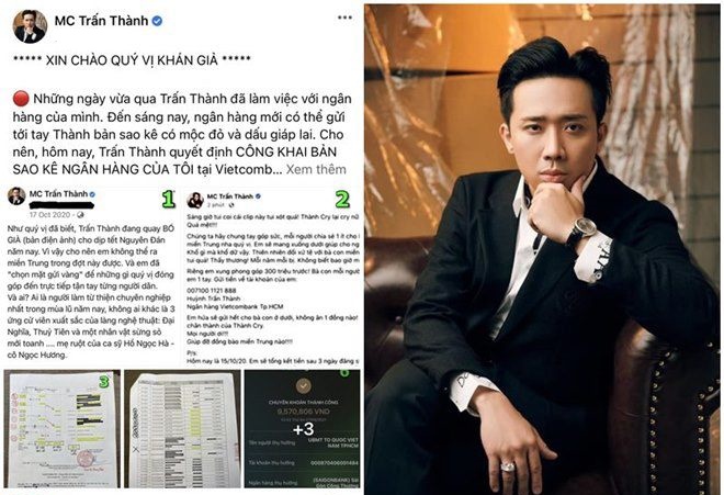 Sao Việt 24h: Động thái lạ của vợ và em gái Trấn Thành sau vụ sao kê, mẹ bị stress - 1