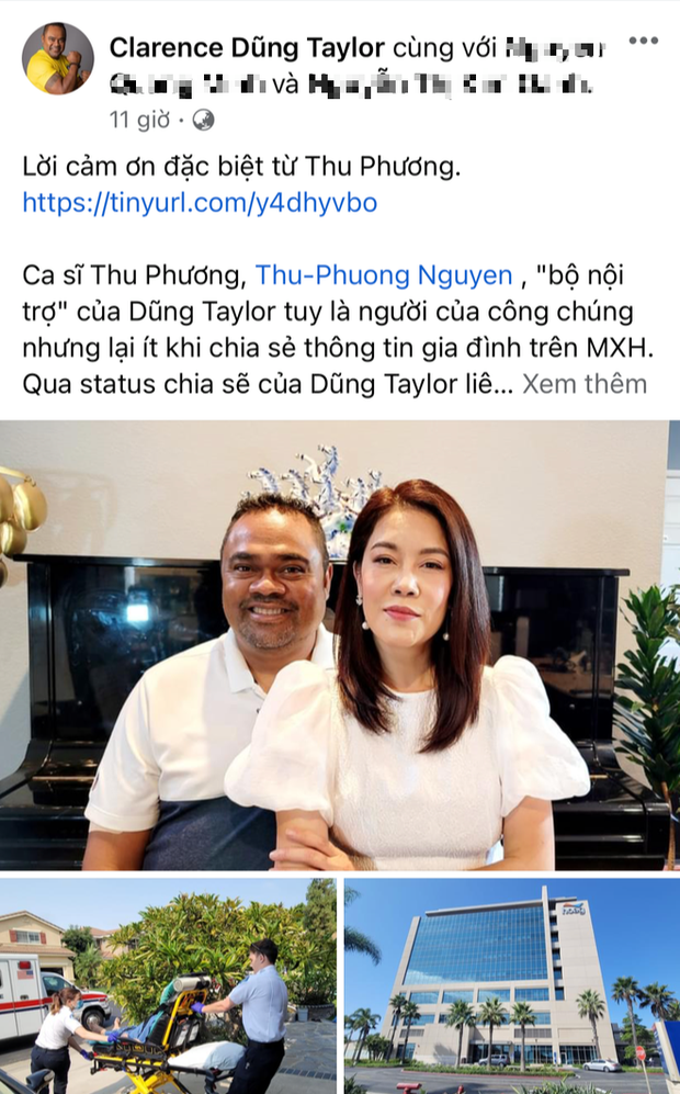 Dũng Taylor bất ngờ thông báo bố Thu Phương bị tai biến máu não nặng phải nhập viện, tình trạng hiện tại ra sao? - Ảnh 1.