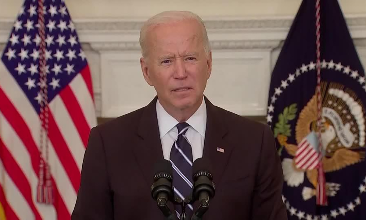 Tổng thống Mỹ Joe Biden công bố kế hoạch siết yêu cầu tiêm vaccine Covid-19 bắt buộc ngày 9/9. Ảnh: Reuters.