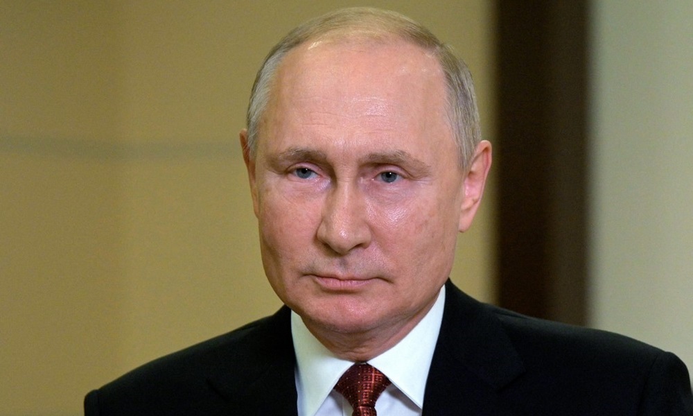 Tổng thống Nga Vladimir Putin phát biểu trước cuộc bầu cử quốc hội Nga tại dinh thự ở ngoại ô Moskva hôm 15/9. Ảnh: AFP.
