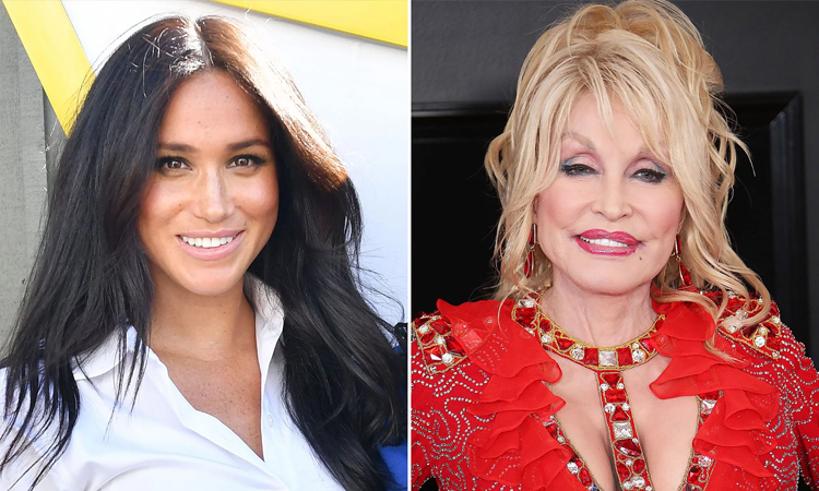 Meghan Markle (trái) và Dolly Parton góp mặt trong hạng mục Biểu tượng của Time. Ảnh: People