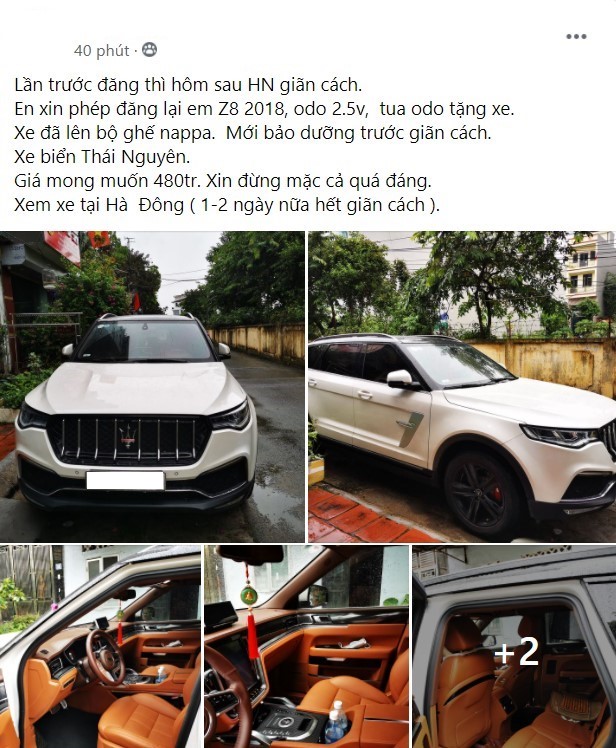 Zotye Z8 rao bán giá chưa tới 500 triệu nhưng 2 tháng chưa tìm được người mua - Ảnh 2.