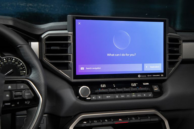 Khám phá màn hình trên Toyota Tundra 2022: Xịn và to chưa từng có, hiện đại như Lexus, có trợ lý ảo Hey Toyota - Ảnh 3.