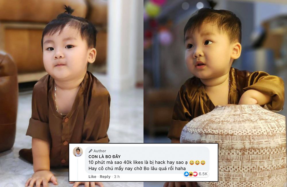 Con trai Hoà Minzy khóc mếu giữa đêm Trung thu, ảnh đăng 10 phút đã có hơn 40.000 lượt Like - 3