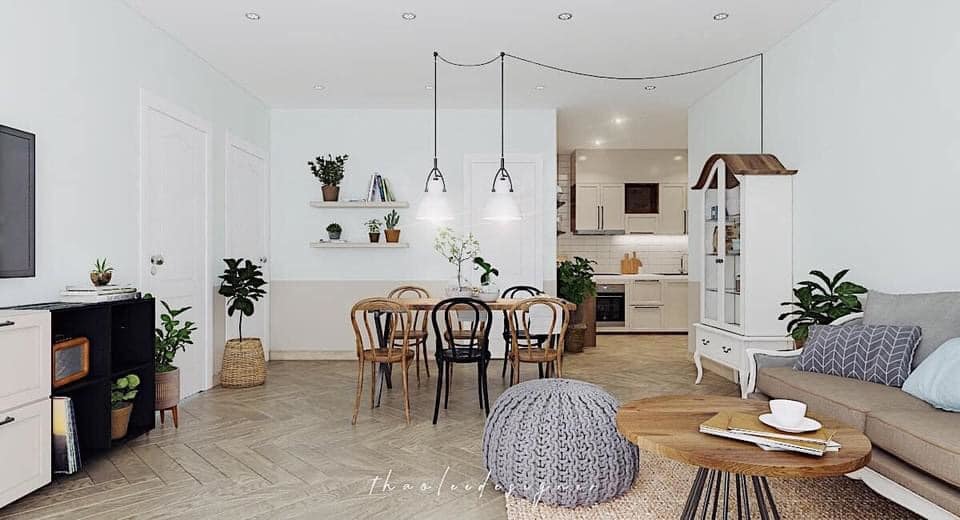 Căn hộ pha trộn Scandinavian và Vintage đầy ngẫu hứng ở Đà Nẵng