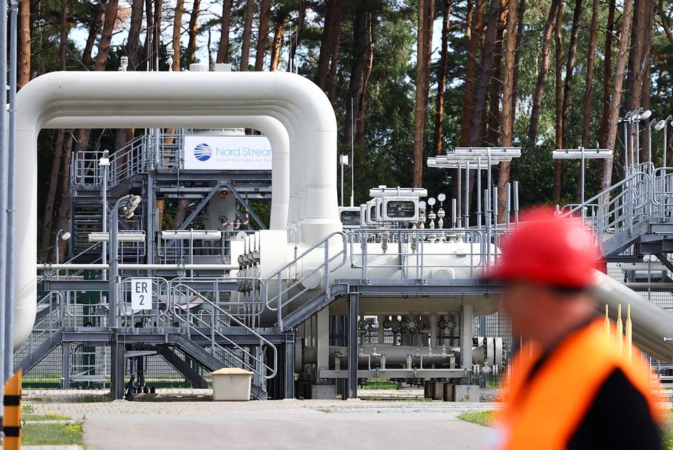 Một cơ sở trên hệ thống đường ống Nord Stream 1 tại Lubmin, Đức ngày 8/3. Ảnh: Reuters.