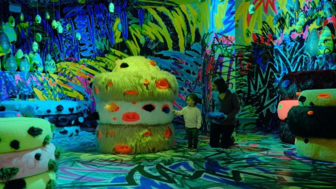 James Lemon's installation Swarming on show at Melbourne Now at the National Gallery of Victoria. (PR HANDOUT IMAGE PHOTO)