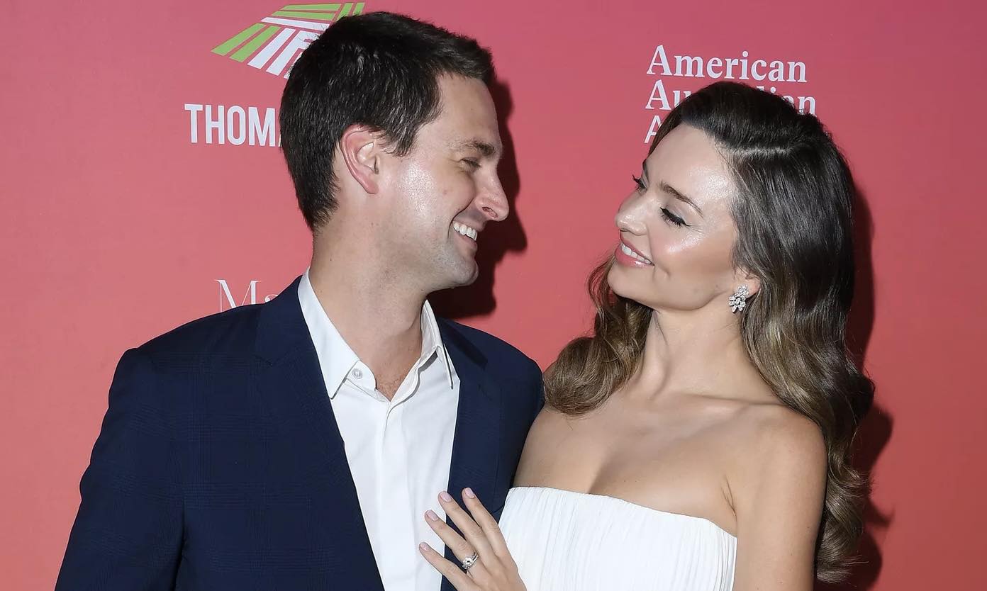 Miranda Kerr và Evan Spiegel hạnh phúc bên nhau sau sáu năm kết hôn. Ảnh: Film Magic