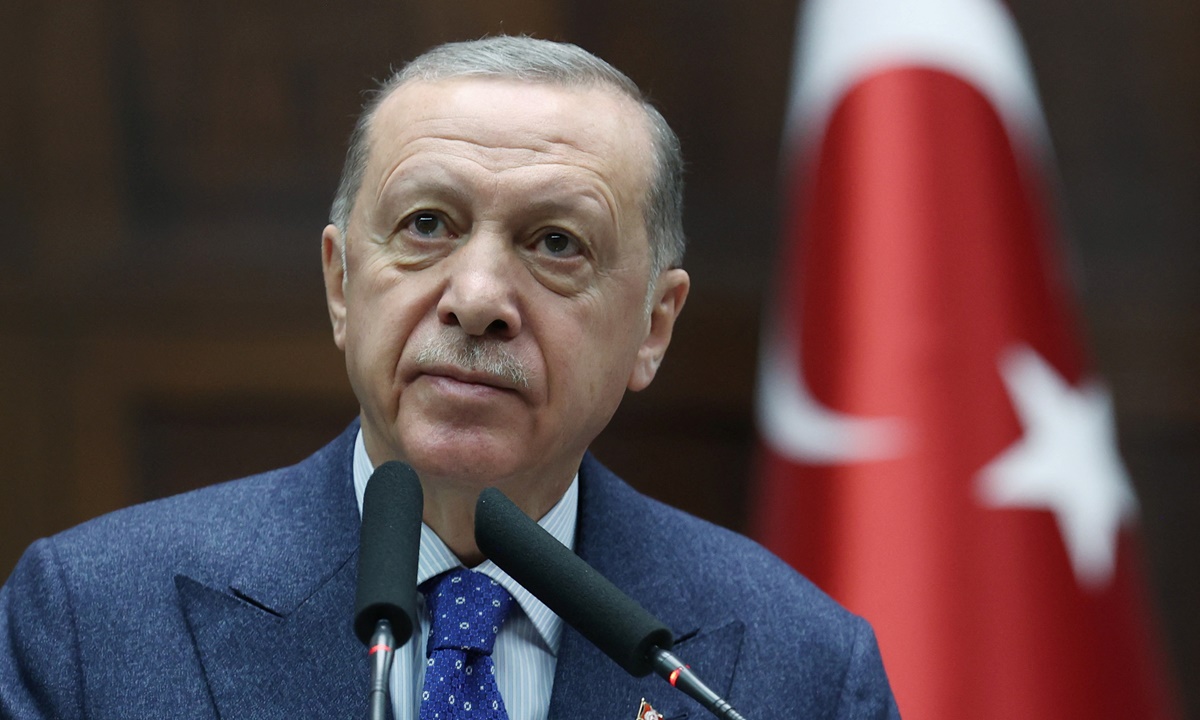 Tổng thống Thổ Nhĩ Kỳ Recep Tayyip Erdogan tại thủ đô Ankara hồi tháng hai. Ảnh: Reuters