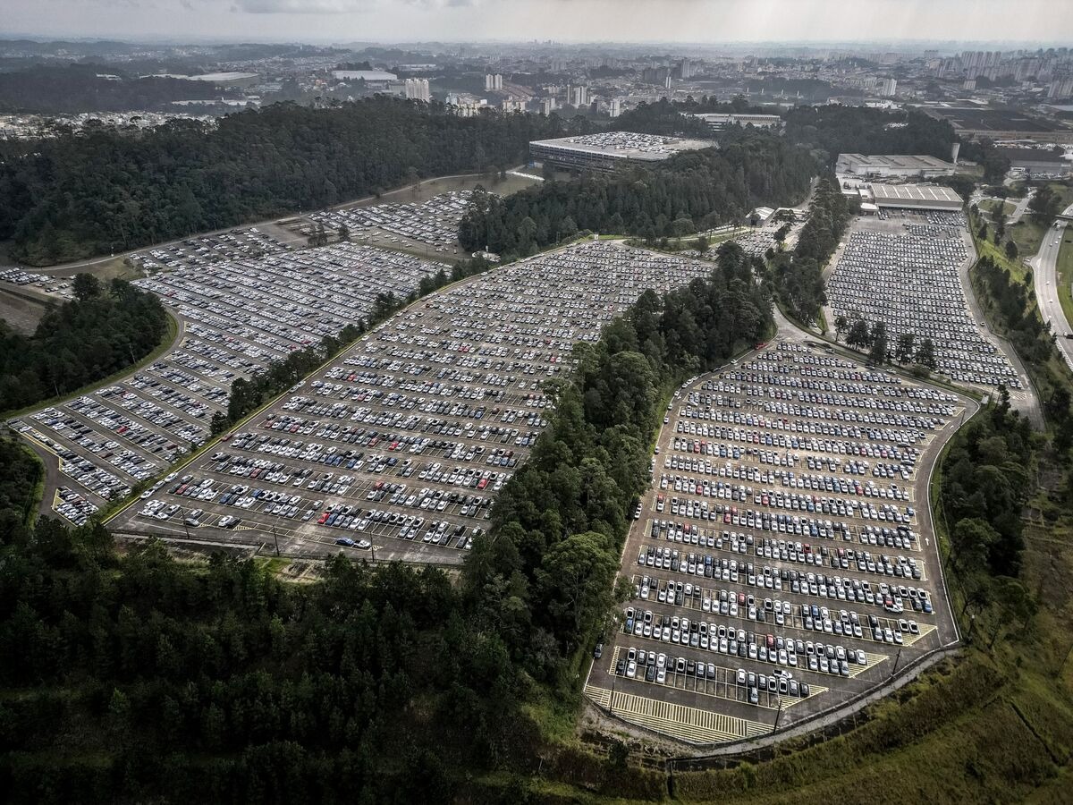 Nhà máy của VW tại Sao Bernardo do Campo, Brazil. Ảnh: Bloomberg