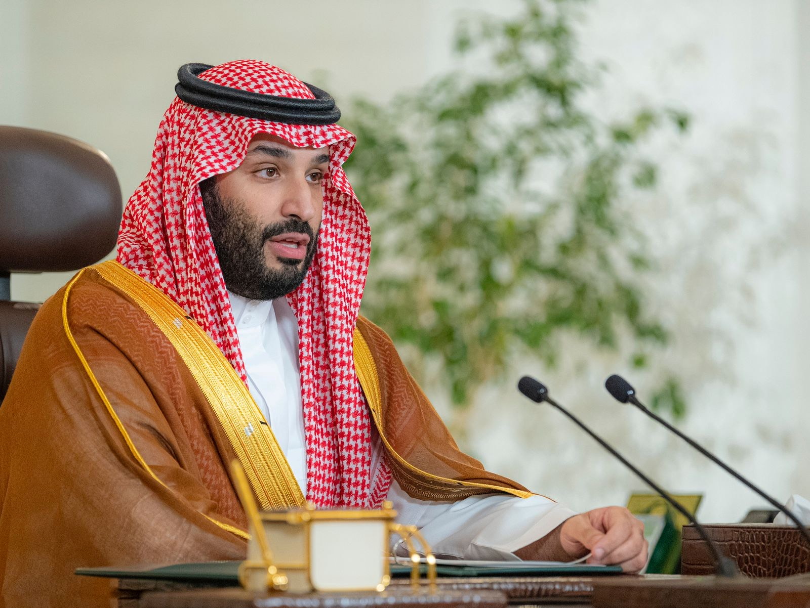 Thái tử Mohammed bin Salman tại sự kiện ở Riyadh, Arab Saudi hồi tháng 10/2021. Ảnh: Reuters