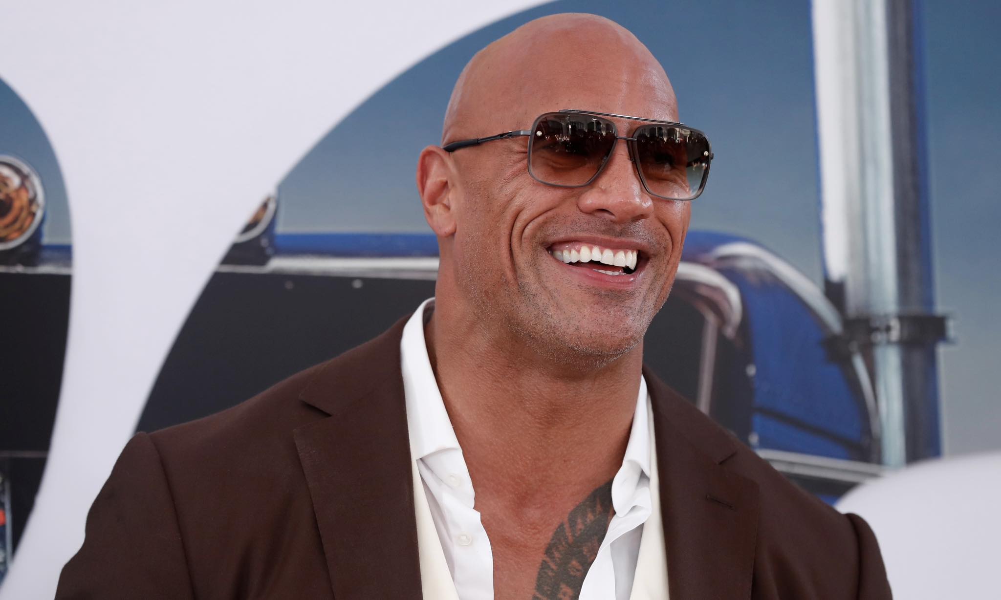 The Rock tại buổi ra mắt phim năm 2019. Ảnh: Reuters