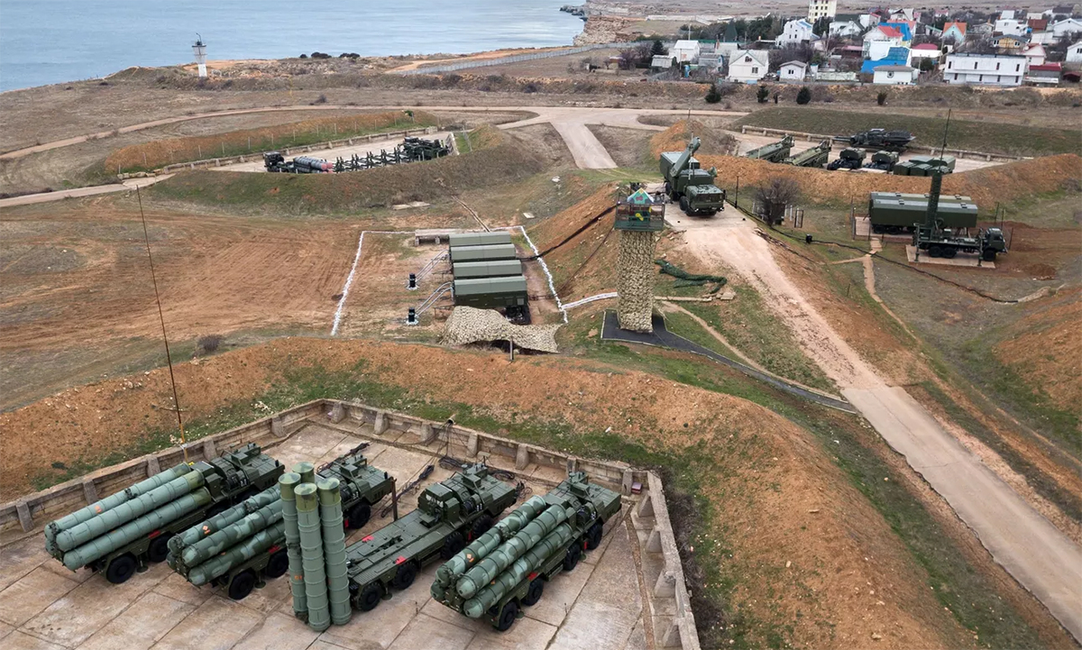 Trận địa phòng không của Nga trên bán đảo Crimea hồi tháng 1/2018. Ảnh: RIA Novosti