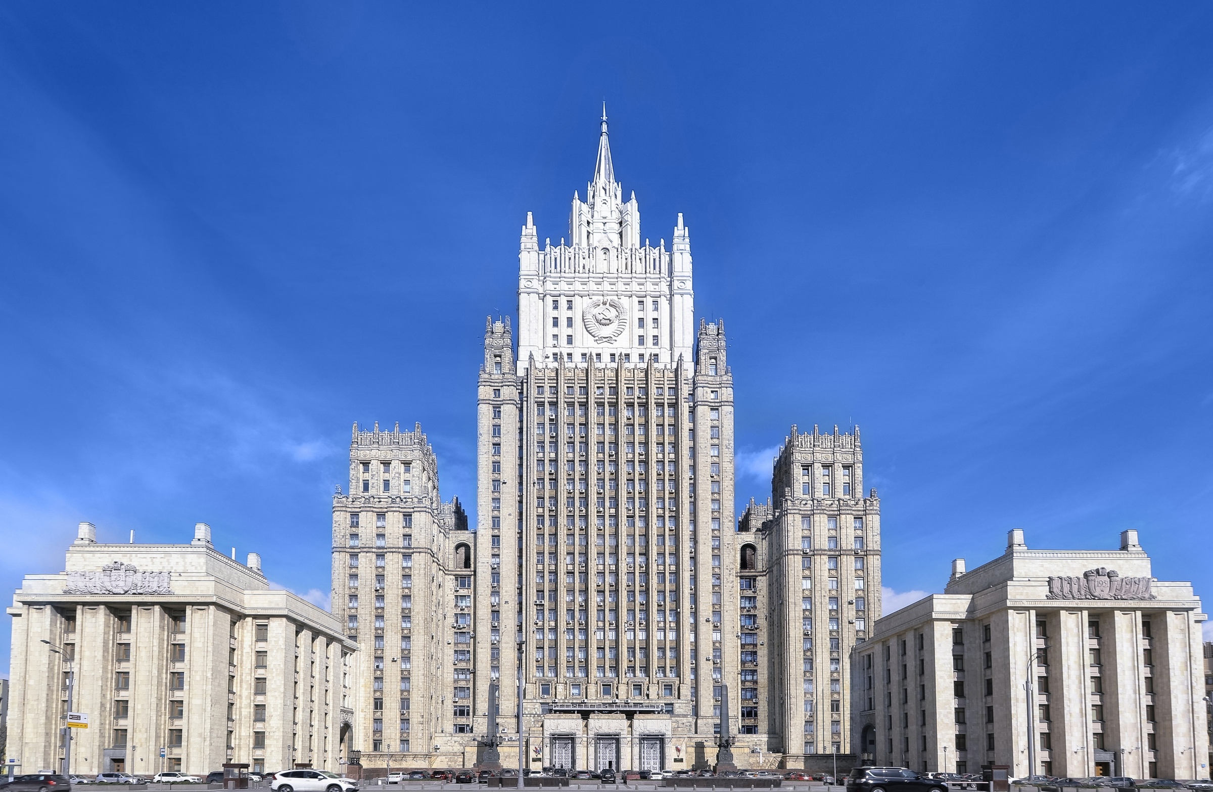 Tòa nhà Bộ Ngoại giao Nga ở thủ đô Moskva tháng 2/2022. Ảnh: Reuters
