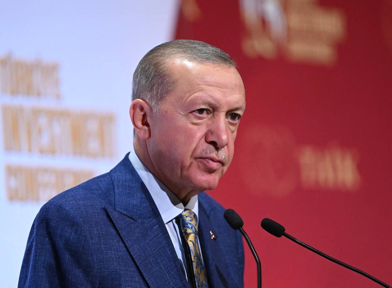 Tổng thống Thổ Nhĩ Kỳ Tayyip Erdogan phát biểu tại New York, Mỹ ngày 20/9. Ảnh: AFP