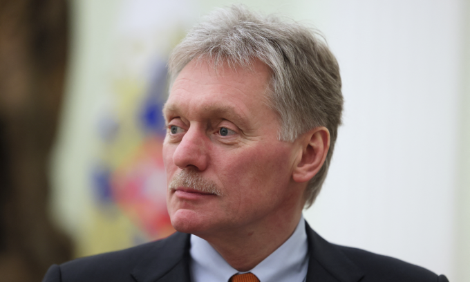 Ông Peskov tại Điện Kremlin hôm 24/1. Ảnh: AFP