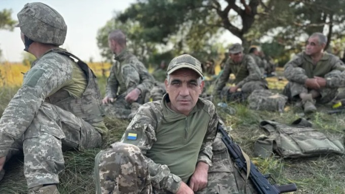 Now fighting for Ukraine, Rostyslav was a driver only last month