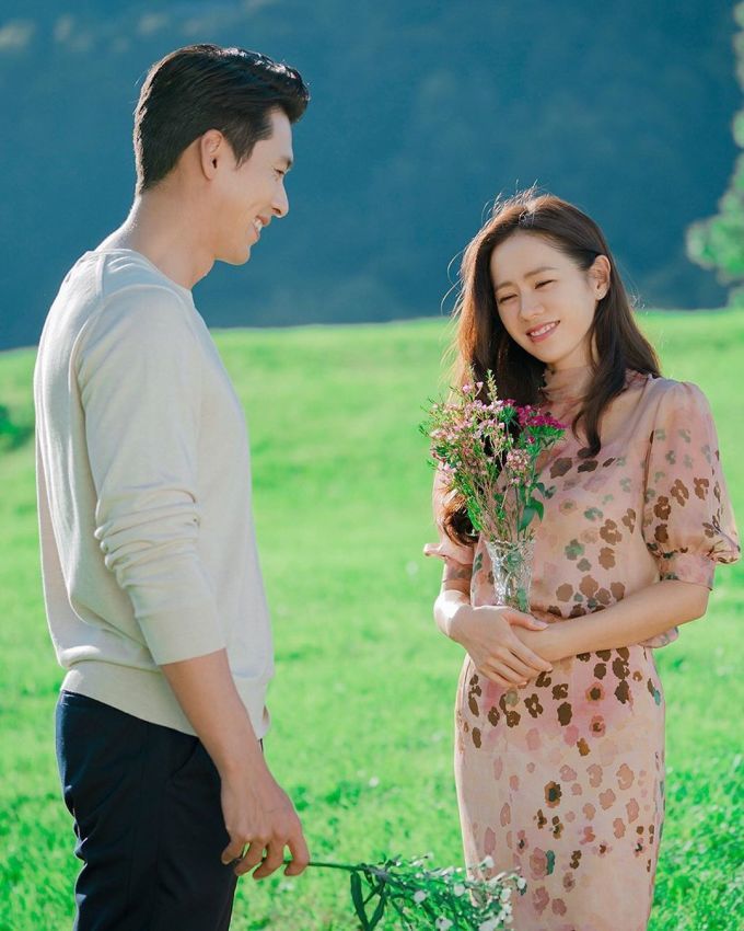 Vợ chồng Son Ye Jin - Hyun Bin. Ảnh: tvN