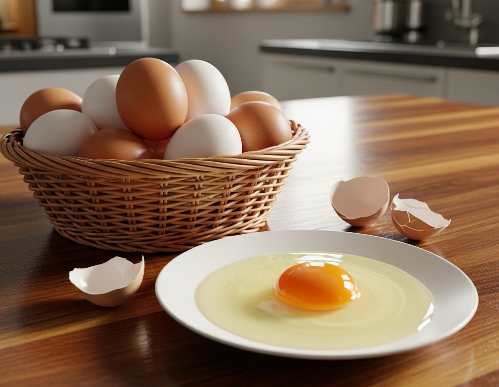 Lòng trắng trứng và trứng nguyên quả đều là nguồn protein tuyệt vời.
