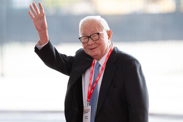 Tỉ phú Morris Chang, nhà sàng lập của nhà sản xuất chip bán dẫn TSMC. Ảnh: Caitlin O’hara/Bloomberg.