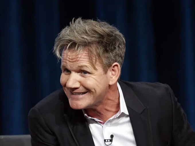 Chân dung đầu bếp Gordon Ramsay. Ảnh: Reuters