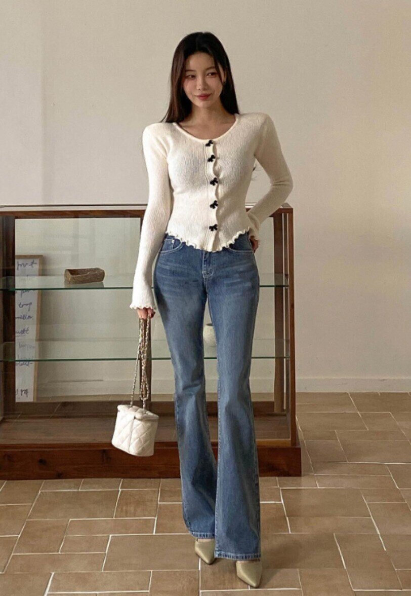 amp;#34;Nấm lùnamp;#34; ngại mặc quần jeans vì sợ bị chê, đó là do bạn chưa biết đến 4 cách phối này - 4