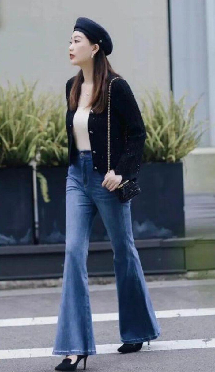 amp;#34;Nấm lùnamp;#34; ngại mặc quần jeans vì sợ bị chê, đó là do bạn chưa biết đến 4 cách phối này - 5