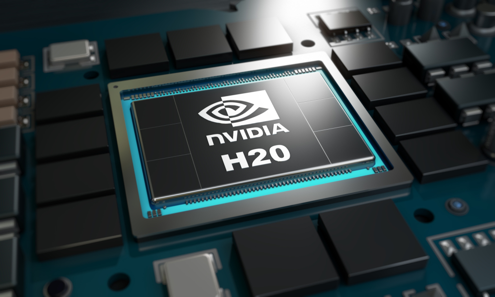 Chip H20 của Nvidia. Ảnh: Reuters