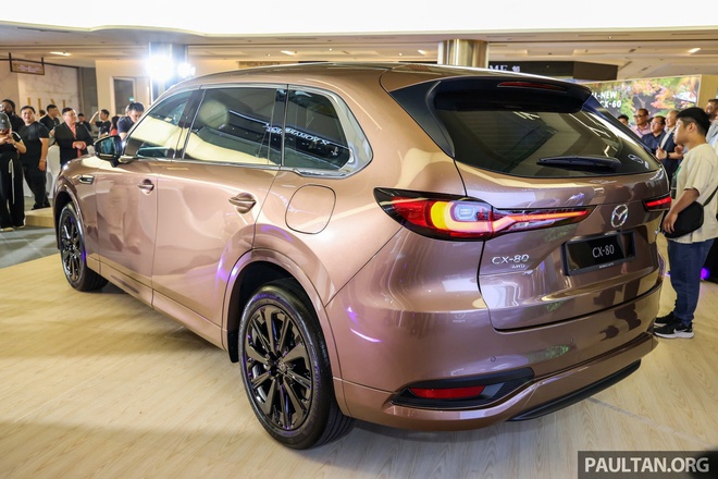 Mazda CX-80 có gì để người Việt chờ đợi: Động cơ 2.5L PHEV, đi 65km không cần xăng, 6 chỗ ngồi, giá quy đổi từ 2 tỷ đồng- Ảnh 5.