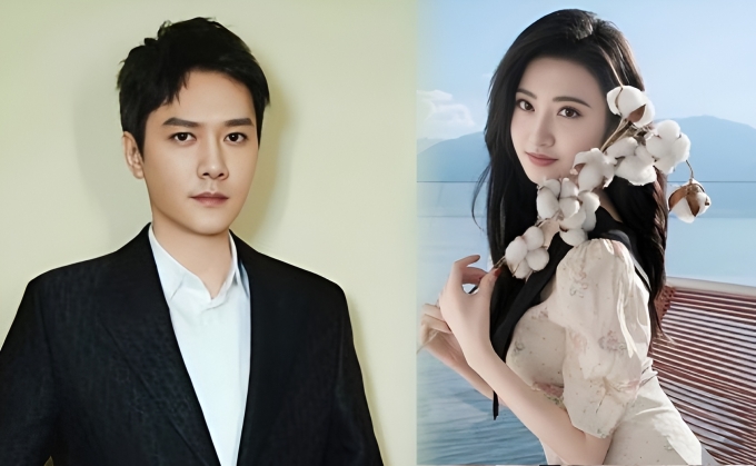 Phùng Thiệu Phong và Cảnh Điềm. Ảnh: Weibo