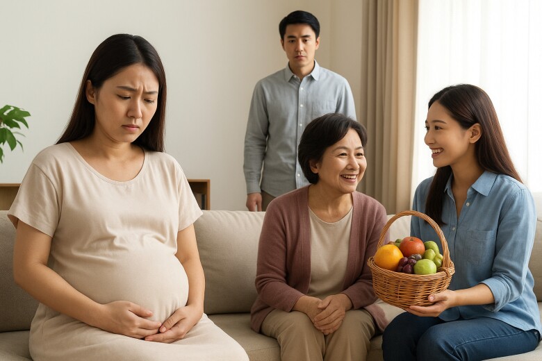 Mang thai ở nhà chồng, tôi ngột ngạt vì người yêu cũ của anh liên tục đến chơi - 1