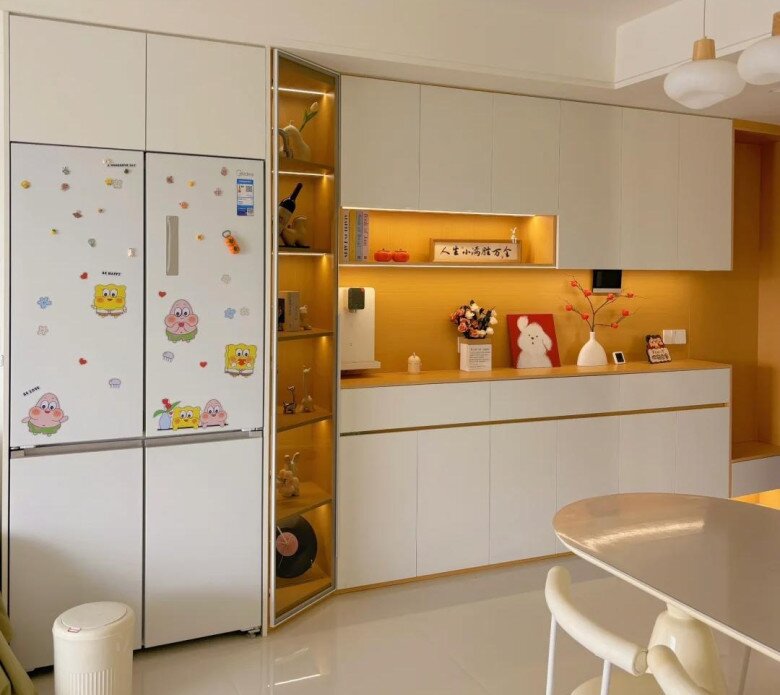 Tủ lạnh nên đặt ở nhà bếp, phòng ăn hay phòng khách? Nghe lời thợ lành nghề, tôi liền đổi vị trí đặt tủ lạnh - 4