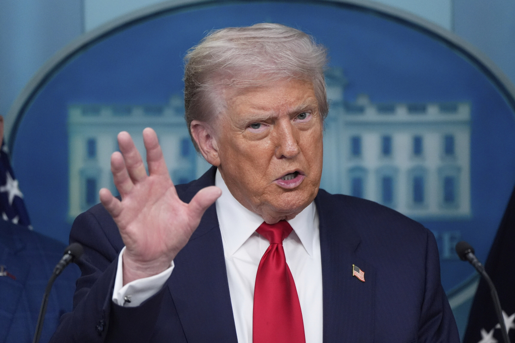 Tổng thống Mỹ Donald Trump tại Nhà Trắng ngày 11/8. Ảnh: AP