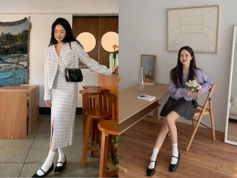 Giày trắng không còn là chân ái khi diện váy mùa thu, phụ nữ có gu thanh lịch chọn 3 kiểu giày này khiến ai cũng ngoái nhìn - 7