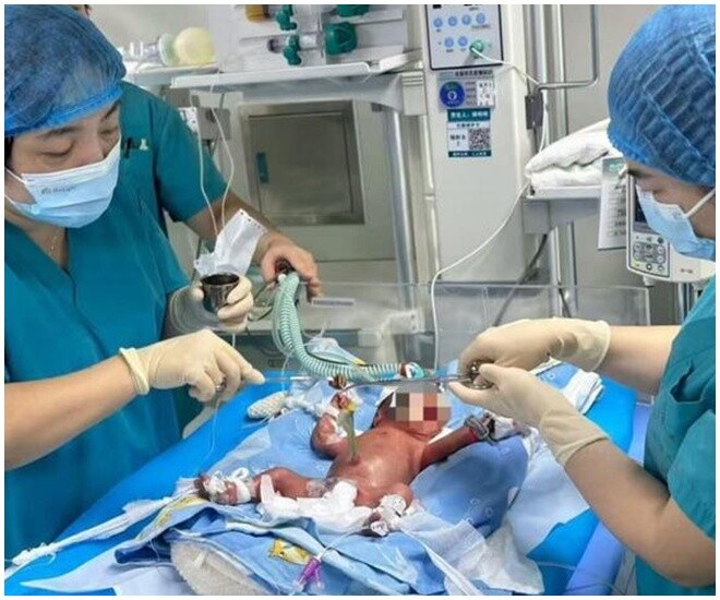 Bác sĩ tìm mọi cách để kéo dài thai kỳ cho người mẹ.