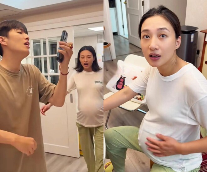 Mỹ nhân Cbiz Phùng Văn Quyên đăng vlog hành trình đi đẻ gây chú ý.