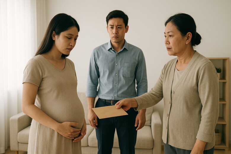 Về ra mắt khi bụng bầu 3 tháng, mẹ chồng tương lai đưa cọc tiền, tôi lặng lẽ hủy hôn - 2