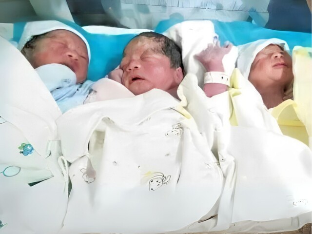 Vượt cơn nghén nặng ở những tháng bầu bí, 6 em bé chào đời khỏe mạnh trong vòng tay bố mẹ.