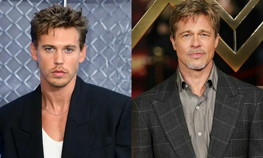 Diễn viên Austin Butler và tài tử Brad Pitt. Ảnh: WireImage