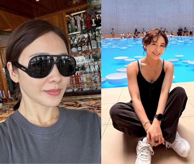 Ở tuổi 53 và trải qua 3 lần sinh nở, đệ nhất mỹ nhân TVB Lê Tư vẫn duy trì được vóc dáng thon gọn, làn da mịn màng.