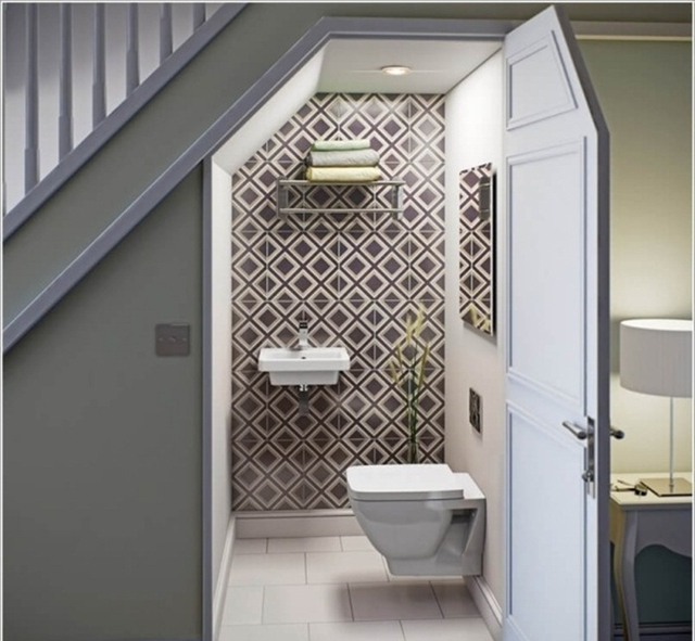 Khu vực gầm cầu thang chỉ thích hợp để giải phóng mặt bằng, làm cảnh quan hoặc làm kho chứa đồ.