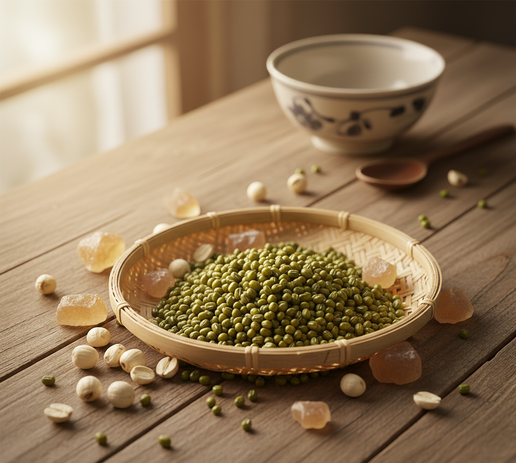 Hạt đậu xanh được ví như viên ngọc xanh trong hỗ trợ giấc ngủ ngon.