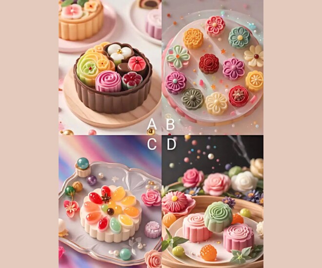 Trắc nghiệm tâm lý: Bạn sẽ ăn chiếc bánh trung thu nào? - 1