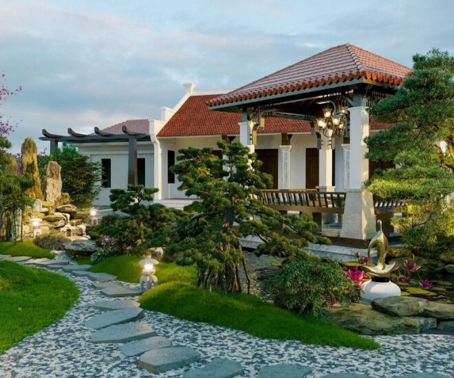 Biệt thự sân vườn. (Ảnh minh họa)