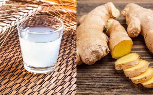 Một trong những loại nước lau bàn thờ được sử dụng phổ biến là nước rượu pha gừng.