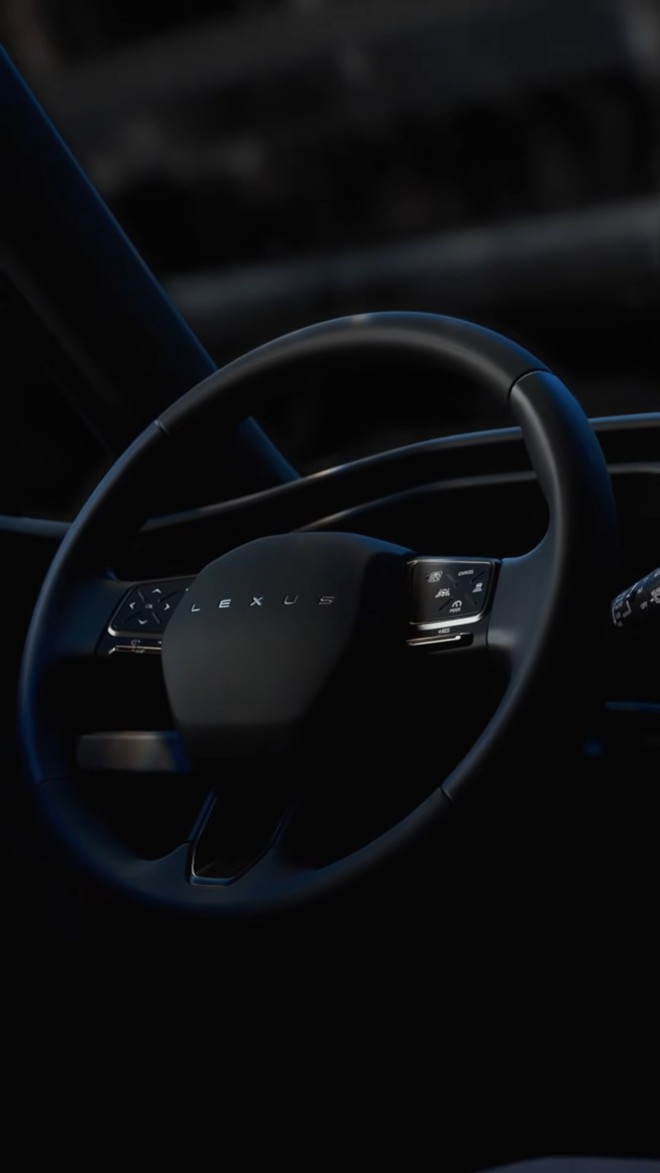 Lexus NX lộ nhiều chi tiết trước giờ ra mắt: Bỏ lưới tản nhiệt truyền thống, màn 14inch, vô-lăng giống ES, ghế đỏ lạ mắt - Ảnh 1.