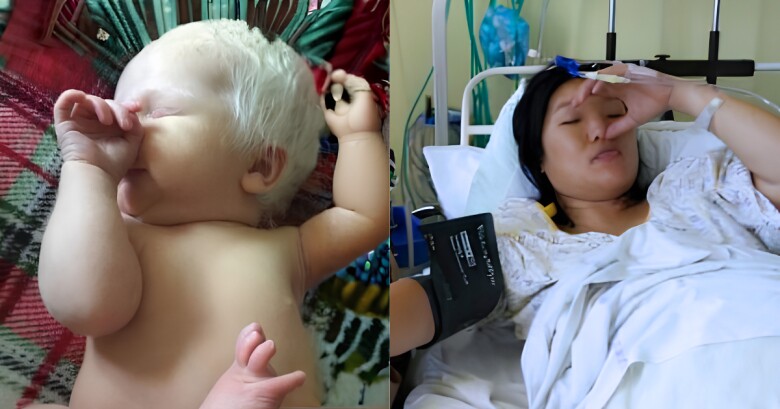 Kết quả ADN cho thấy em bé đúng là con ruột của hai vợ chồng.